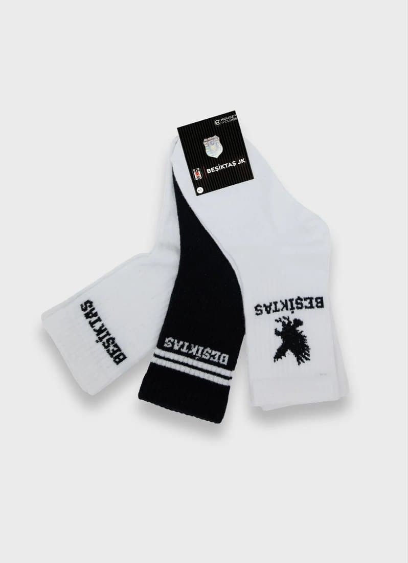 Beşiktaş Soket Çorap (3'lü) — görsel 2