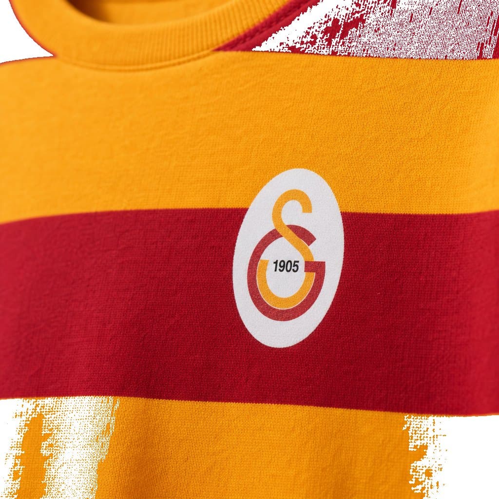 Galatasaray Çizgili Retro T-Shirt — görsel 4