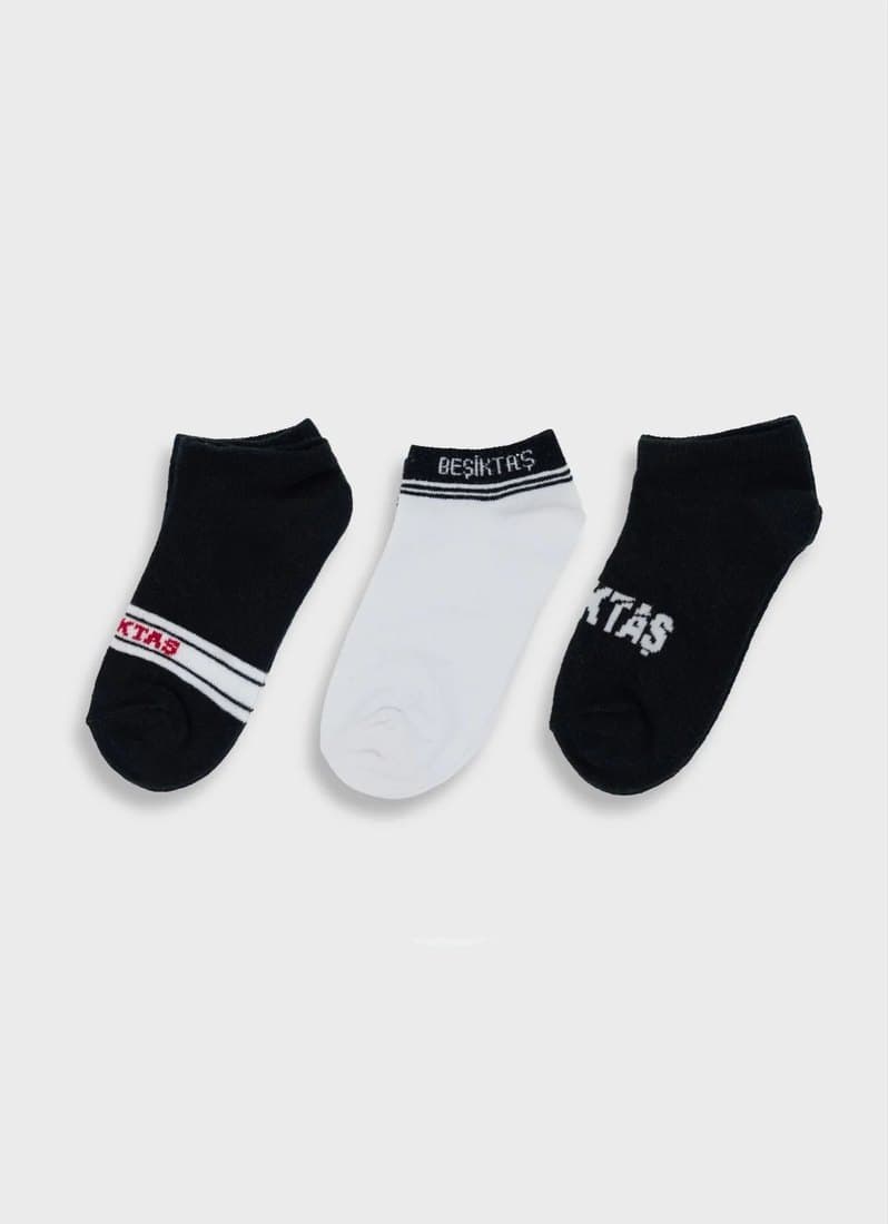 Beşiktaş Kısa Çorap (3'lü)